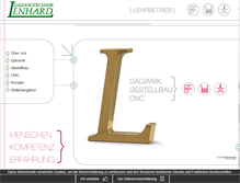 Tablet Screenshot of lenhard.at